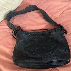 Leather Purse - black